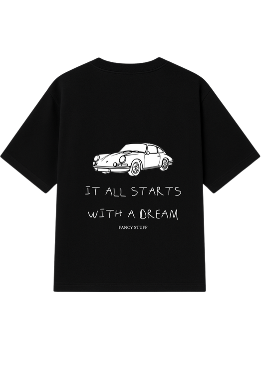 It All Starts with a Dream oversized T-shirt