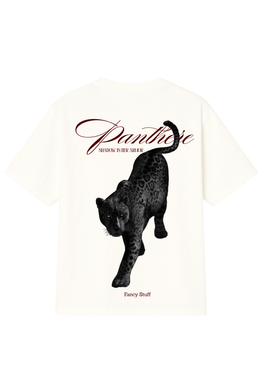 قميص تي شيرت كبير الحجم مطبوع عليه Shadow is her Armor