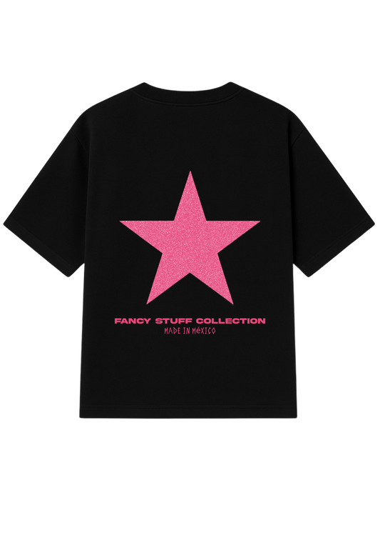 Pink Star Oversized T-Shirt