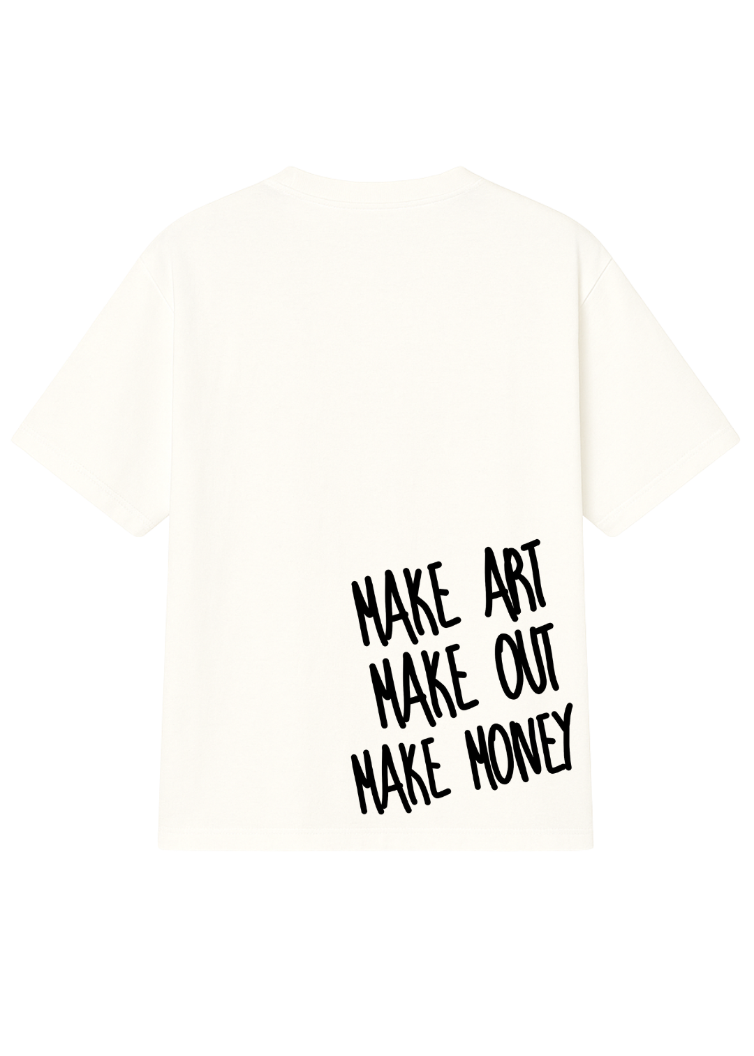Maker art, make out, make money Oversized T-shirt